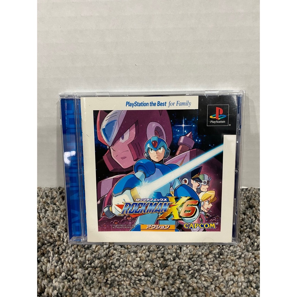 Video Game Japanese Import Rockman X6 Capcom Blue One Size Excellent